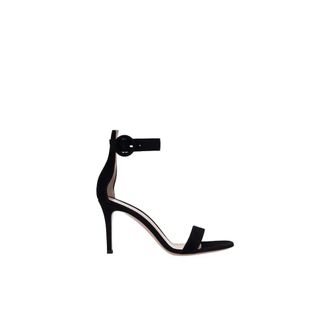 Gianvito Rossi Calz. Camoscio - female - Gianvito Rossi - High Heel Sandals - Black - 5 UK - Shoes