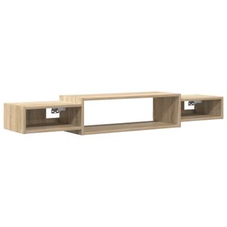 vidaXL Vidaxl Mobile Tv Da Parete A Parete Rovere Sonoma 140 X 28 X 21