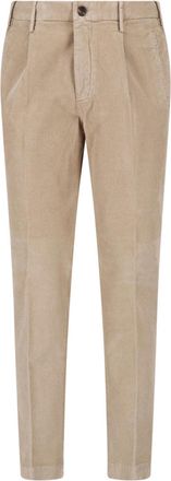 Incotex Beige Slim Tailored Cotton Pants