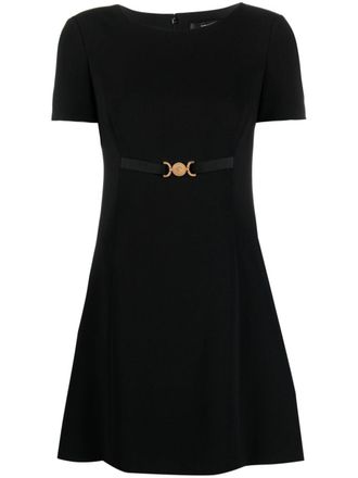 Versace Mini-jurk met korte mouwen - Zwart