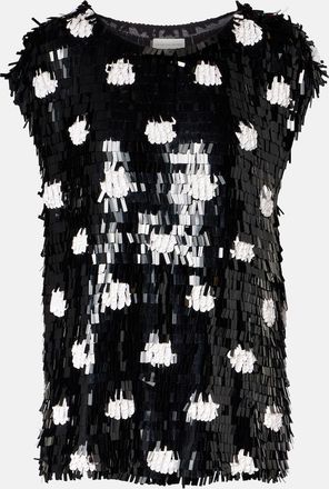Dries Van Noten Cuzco sequined silk top