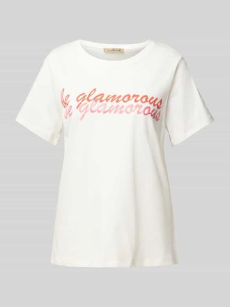 Smith & Soul T-Shirt mit Statement-Print in Offwhite, Größe L