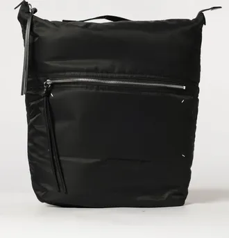 Maison Margiela Zip Line Nylon Backpack with White Stitch Logo