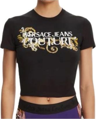 Versace Jeans Couture Mujer, Camisetas, Negro, Talla: M