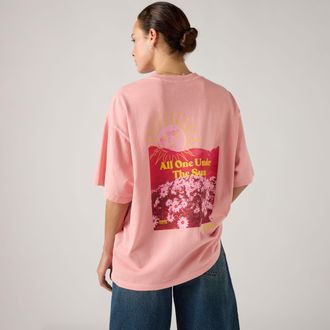 Levi's Graphic Short Stack Tee - Womens - XL - Red