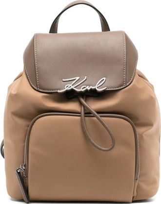 Karl Lagerfeld Zaino Signature - Marrone