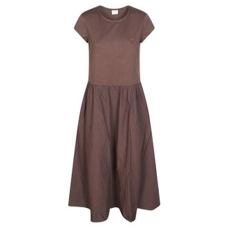 Sun 68 Midi Dresses, female, Brown, Size: S Abito Lungo