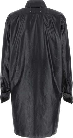 Maison Margiela Womens Black Polyester Oversize Shirt