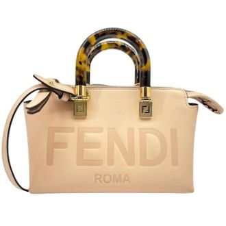Fendi Pre-owned Handbags, female, Beige, Size: ONE SIZE Pre-owned Vintage Shoulder Bag