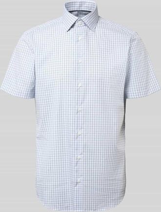 Christian Berg Regular Fit Business-Hemd aus Baumwolle mit Kentkragen in Bleu, Gr&ouml;&szlig;e 37/38