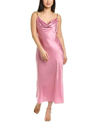 AIIFOS Talia Silk Midi Dress