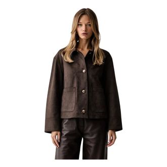 Guess Mujer, Chaquetas, Marr&oacute;n, Talla: L