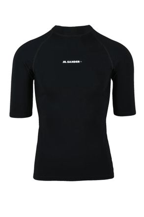 Jil Sander Technical Fabric T-shirt - Black