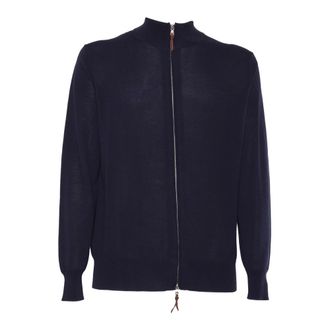 Ballantyne Cardigans, male, Blue, Size: 2XL Zip Cardigan