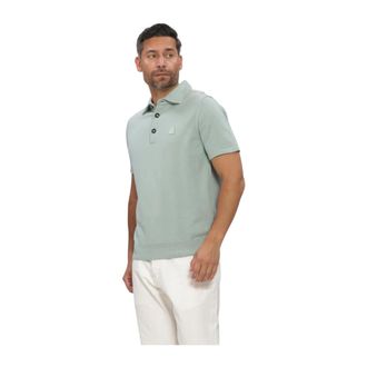 Butcher of Blue Clifden Co Polo SS - Heren - Tops - Groen - Maat: M Katoen