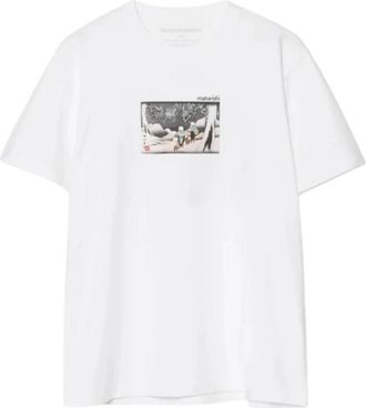 maharishi Travellers Snow Tee - Heren - T-shirts - Wit - S - Katoen - Tops