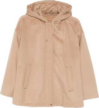 Max Mara Outerwears Marrone-Donna