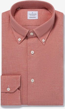 Giampaolo Lang&auml;rmeliges Hemd aus Baumwolltwill