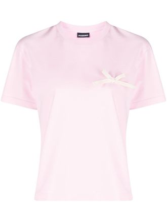Jacquemus T-shirt Noeud - Rosa