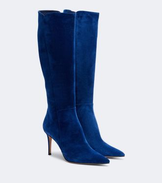 Gianvito Rossi Suede knee-high boots
