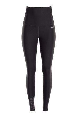 Winshape Leggings WINSHAPE Functional Comfort HWL116C, Damen, Gr. XS, Normalgr&ouml;ssen, grau (zebra, grau, schwarz), 85% Polyester, 15% Elasthan, Hosen Leggings, 