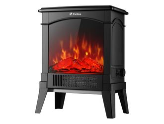 Purline Purline - Chimenea El&eacute;ctrica De Suelo Compacta 1500 W