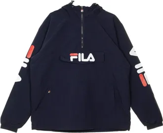 Fila Windbreaker Slip-On Jas - Heren - Zomerjassen - Blauw - M - Polyester - Jassen