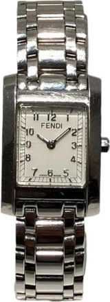 Fendi Pre-owned Watches, female, White, Size: ONE SIZE Pre-owned 7000L Stainless Steel Watch