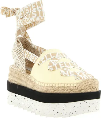 Stella McCartney Womens Bicolor Polyethylene Wedge Sandals