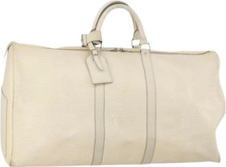 Louis Vuitton Pre-owned Weekend Bags, female, White, Size: ONE SIZE Pre-owned Weekend Bag