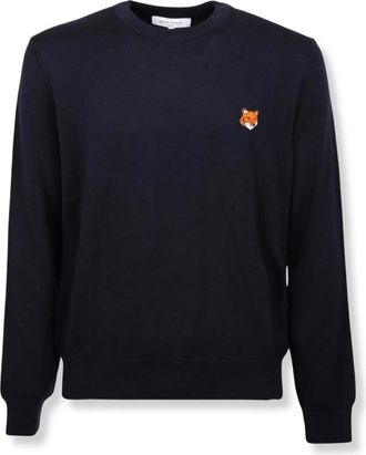 Maison Kitsun&eacute; Hombre, Jerseys, Azul, Talla: L