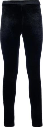 Balenciaga Velvet Ski Leggings - Dames - Leggings - Zwart - S - Broeken