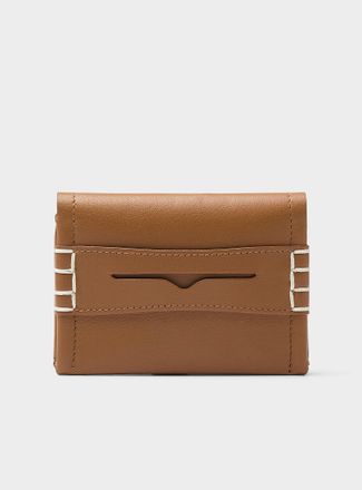 J.W.Anderson Womens Loafer topstitched card case