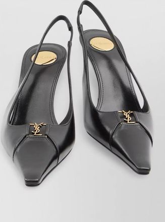 Saint Laurent babylone breteuil pumps stiletto heel logo