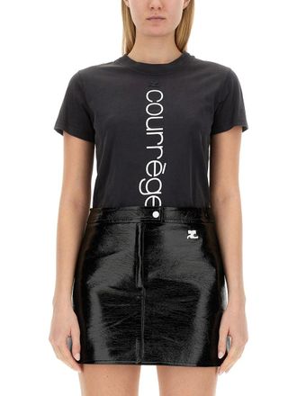 Courr&egrave;ges T Shirt With Logo