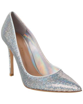 Gianvito Rossi 105 Sequin & Leather Pump