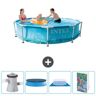 Intex Piscina Con Estructura Redonda - 305x76 Cm - 5-piezas Scb101