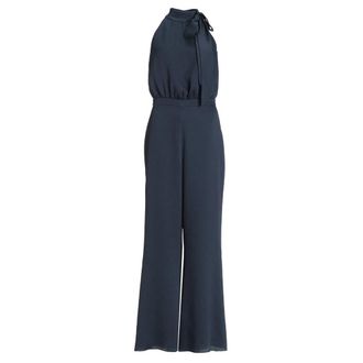 Swing Swing, Dames, Jumpsuits & Playsuits, Blauw, Maat: XL Satijn