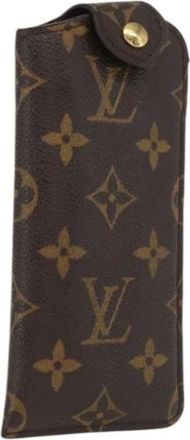 Louis Vuitton Pre-owned Accessories, female, Brown, Size: ONE SIZE Pre-owned Canvas Home-Office