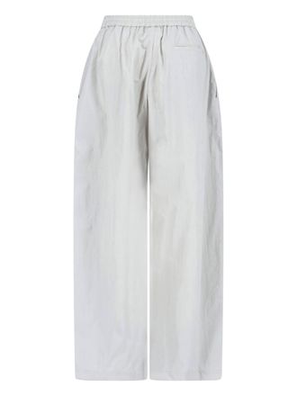 Maison Margiela Womens Trousers Grey Polyamide