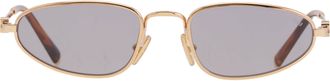 Miu Miu Grey Oval Ladies Sunglasses MU A52S 5AK40O 52