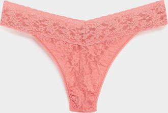 Hanky Panky Womens Stretch lace thong Nylon