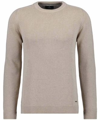 Ragman Rundhalspullover RAGMAN, Herren, Gr. 58, beige (sand), 100% Baumwolle, Rundhals, Pullover Rundhalspullover