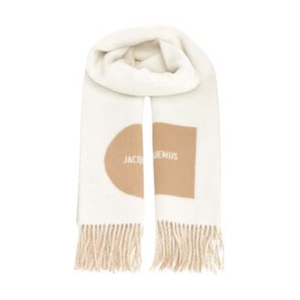 Jacquemus Sciarpa Rond Carr&eacute; - - Accessories - unisex - Beige - ONE SIZE