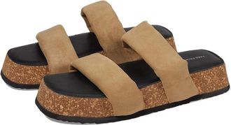 Free People Fairmount Flared OB1864352 Sandals Womens Taupe Slide HTAT944