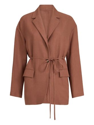 Brunello Cucinelli monili-embellishment blazer - Orange