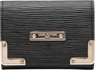Louis Vuitton Pre-owned Wallets, female, Black, Size: ONE SIZE Pre-owned Card Case