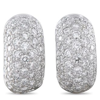 Tiffany & Co. Pre-Owned Tiffany Co. Platinum 0.65ct Diamond Earrings 5209