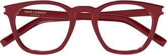 Saint Laurent Eyewear Occhiali squadrati - Rosso