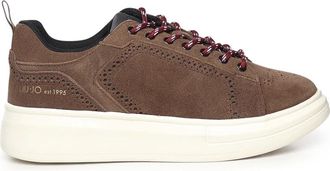 Liu Jo Suede Platform Sneakers - Heren - Sneakers - Bruin - 45 EU - Leer - Schoenen
